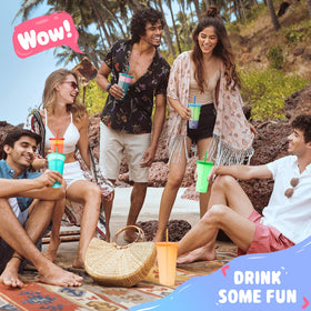 Meoky 6-pack cups make party prep quick and colorful.