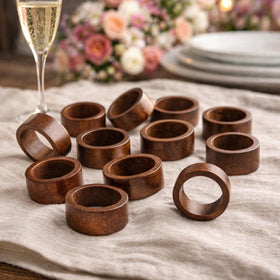 Meperper napkin rings with cloth napkins for secure hold