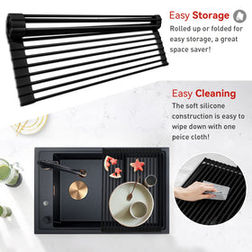 MERRYBOX anti slip design keeps pans and bowls steady on counter.