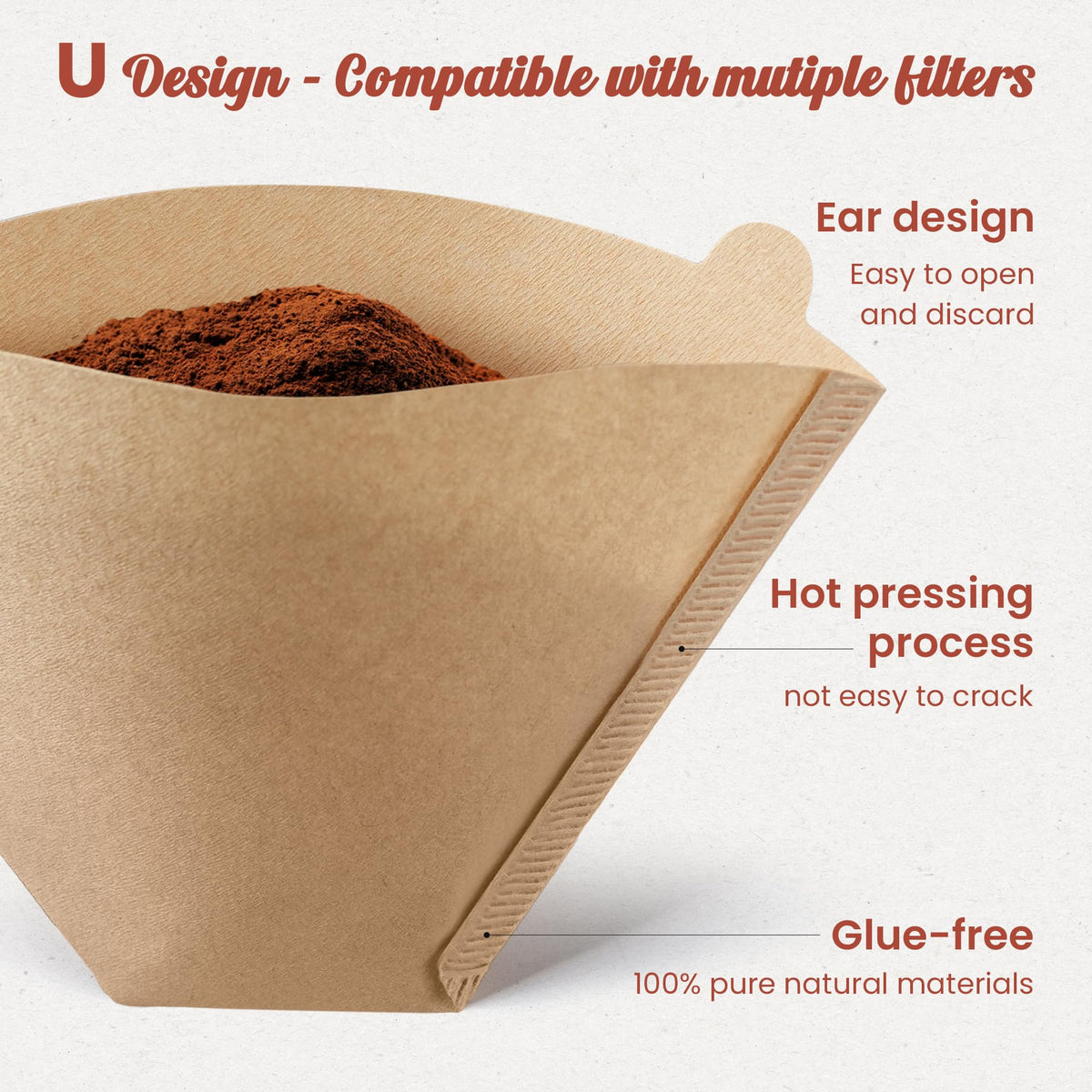 Metflavor individually packaged filter sheets guard freshness and hygiene.
