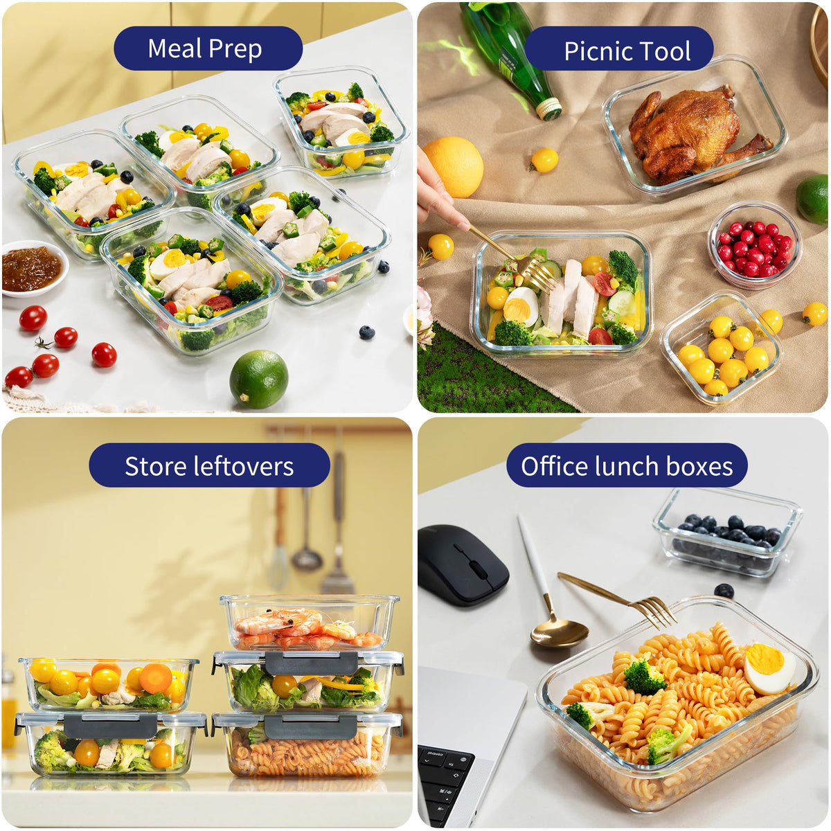 MFY dishwasher-safe glass simplifies cleanup and odor prevention.