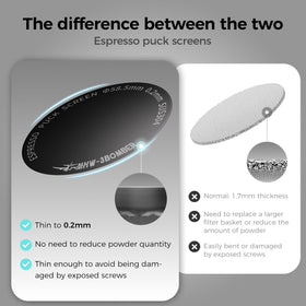 MHW-3BOMBER reusable 54mm filter compatible with standard portafilters