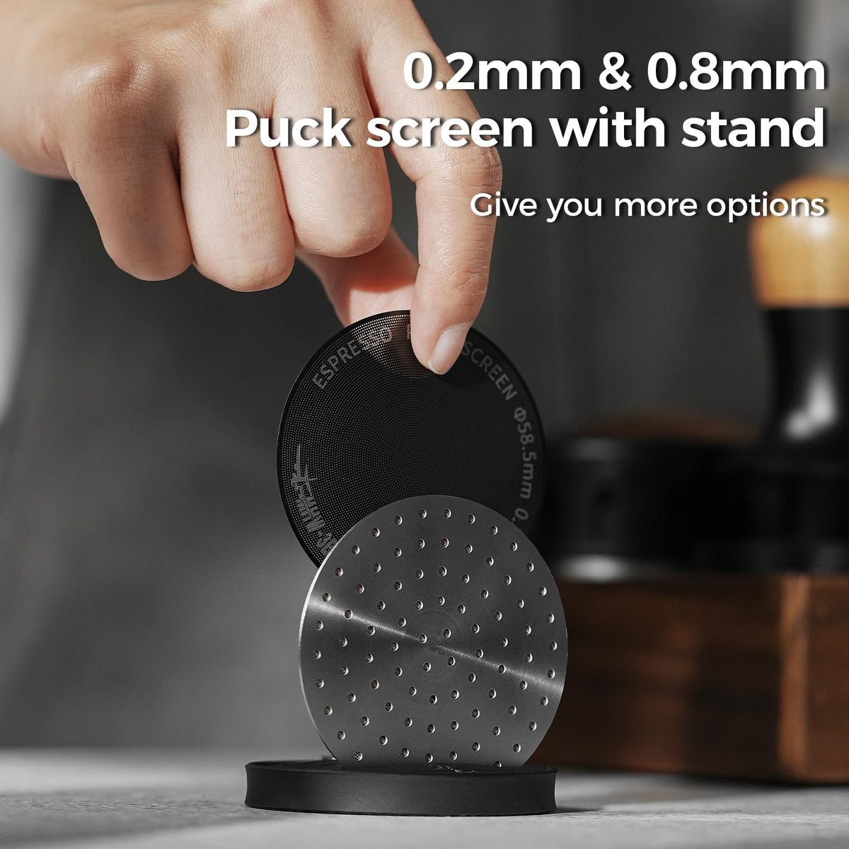 MHW-3BOMBER puck screen after use demonstrates simple cleaning and quick maintenance