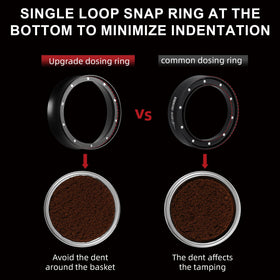 Flared opening prevents powder spills during loading.