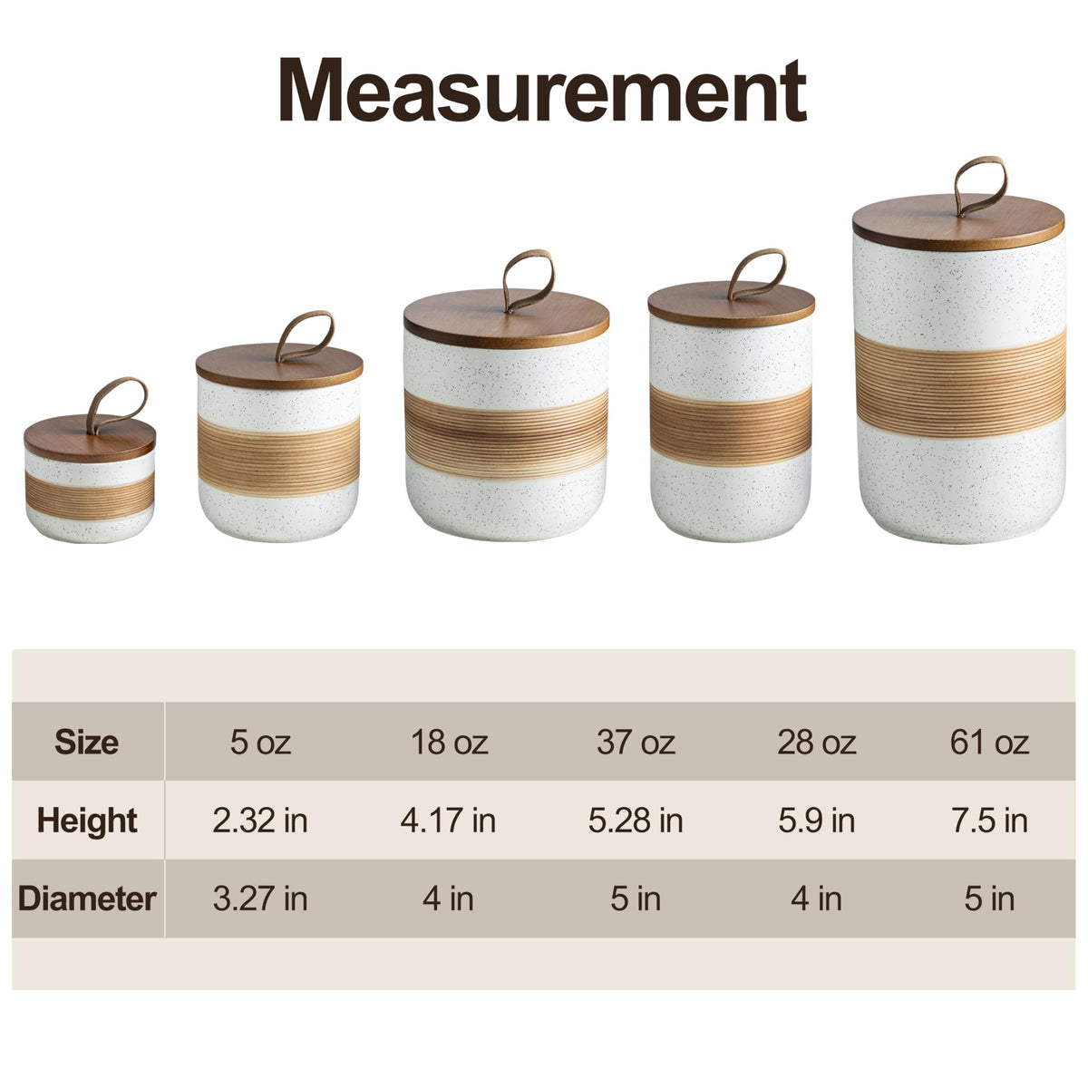 Miamolo stackable ceramic spice jars demonstrate space-saving kitchen design.