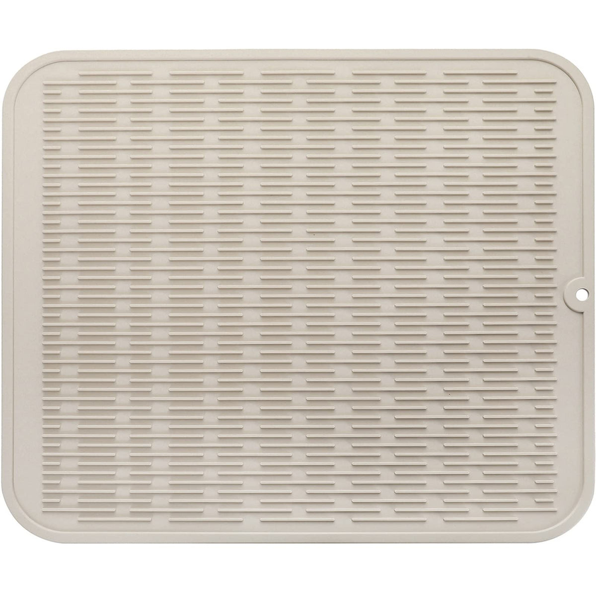 MicoYang silicone dish drying mat on counter drying dishes and protecting the surface.