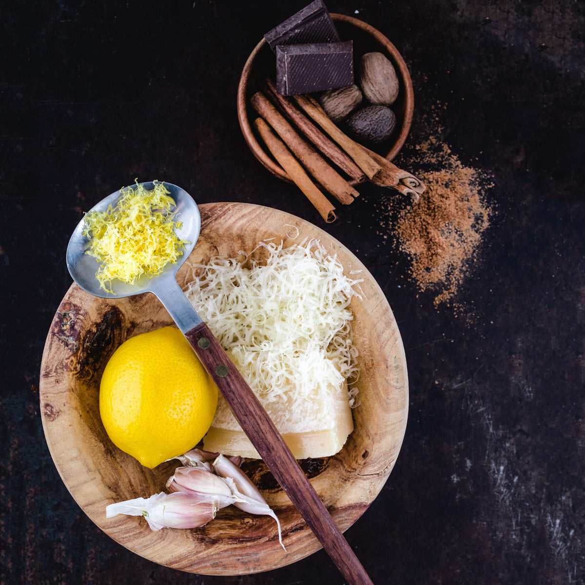 Microplane Home Series fine grater showing soft-touch handle for comfortable grip.