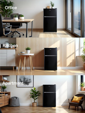 Midea WHD-113FB1 compact dimensions ideal for small apartments