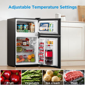 Midea WHD-113FB1 removable glass shelves for flexible storage
