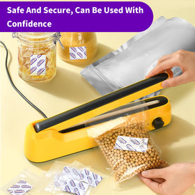 Midukit 500cc oxygen absorbers help preserve color and flavor of stored foods.