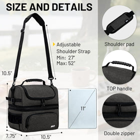 MIER side mesh pockets offer bottles or small accessories within easy reach