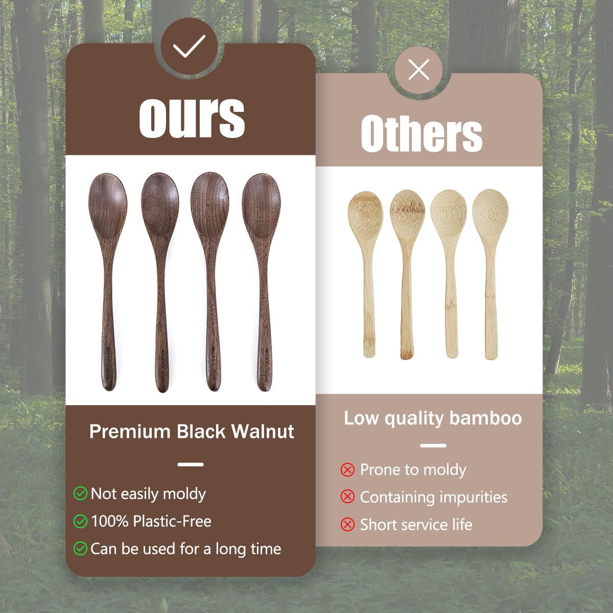 MIGAKU HOME dessert honey spoon ideal for drizzling sweetness at table