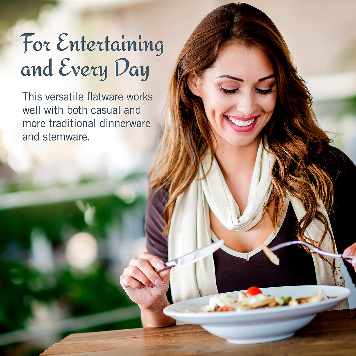 Mikasa Harmony hostess serving set included for stylish entertaining.