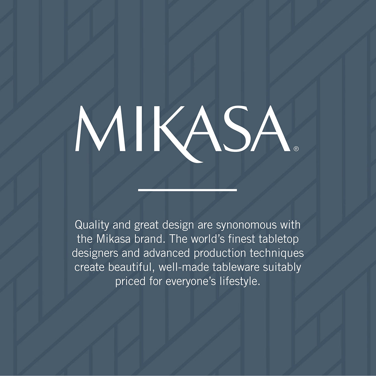 Mikasa Regent Bead polished finish full set displayed.