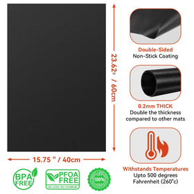 Mimekitchen oven liner dishwasher-safe for quick cleanup.