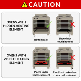 Mimekitchen versatile liner fits various ovens for daily baking and roasting.