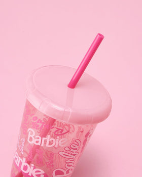 MINISO Barbie 16oz party gift tumbler, perfect for celebrations