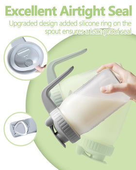 Miradexic leak-proof design with silicone seals prevents drips and spills.