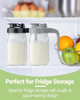 Miradexic wide mouth allows easy ice, fruit, and ingredient addition.