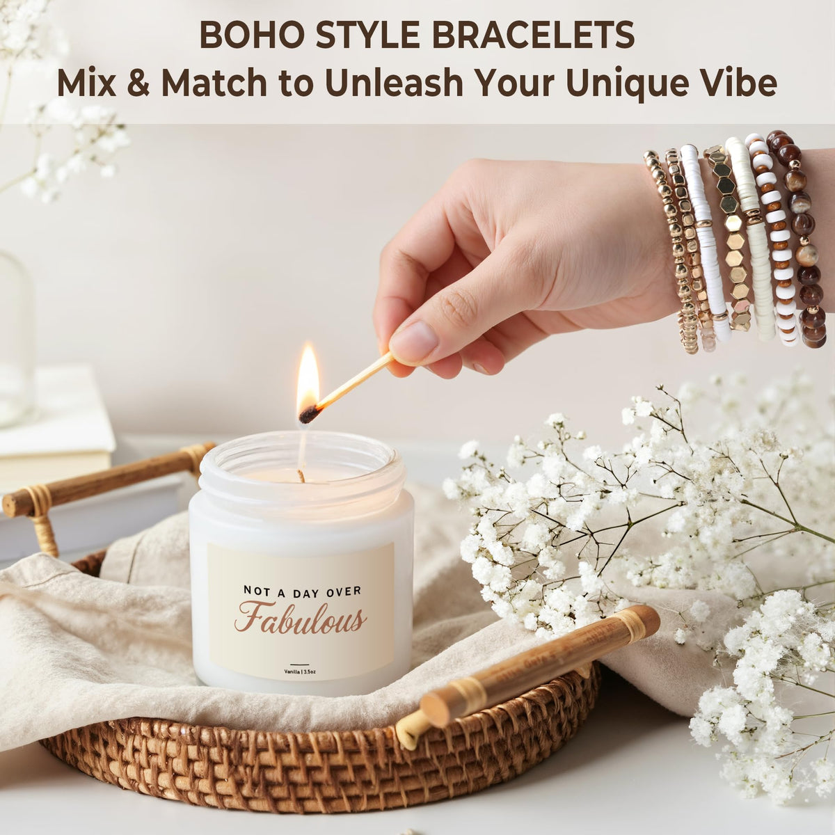 Mirasphere bracelet set adds subtle sparkle for daily wear.