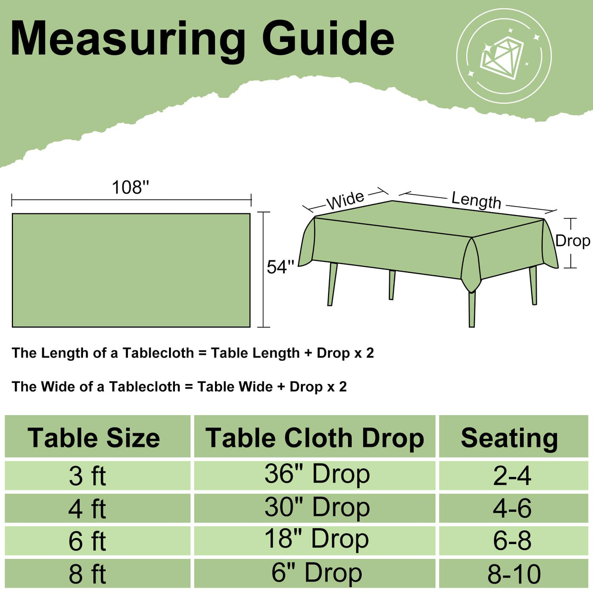 Misaya 4-pack tablecloths deliver budget-friendly party supplies.