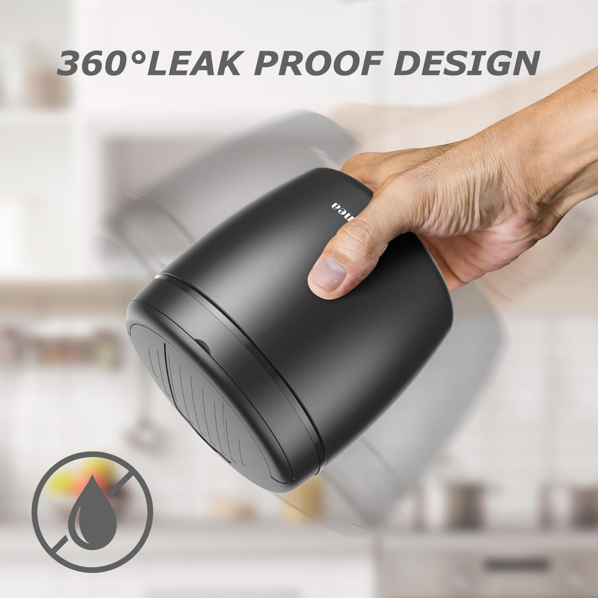 Misonea Thermo hidden handle and folding spoon add portability.