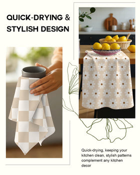 Miss Adola flour sack towels 2-pack setup ready for everyday kitchen tasks