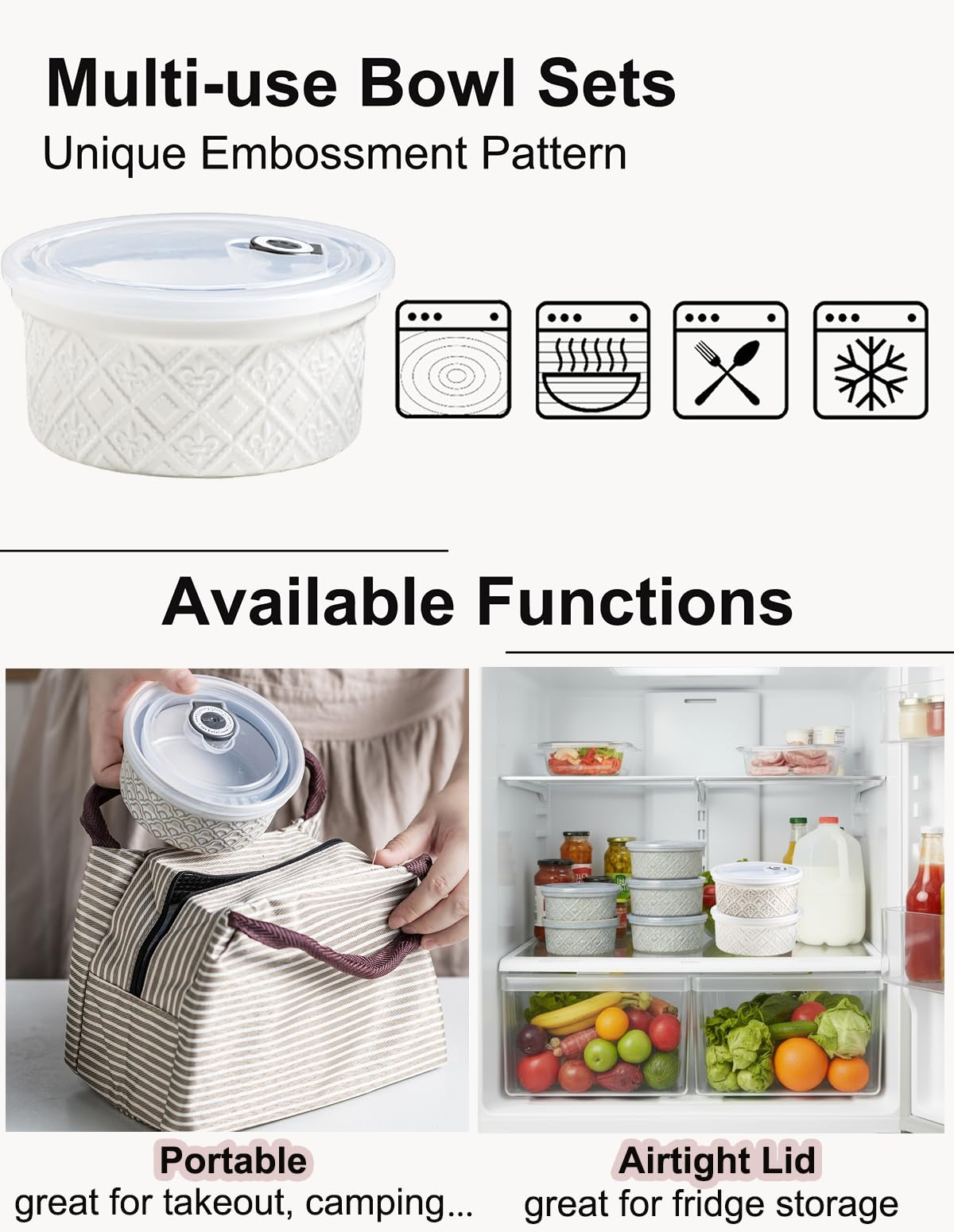 MISSYSSIM microwave and oven safe ramekins for reheating.