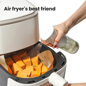 Mistifi non-aerosol dispensing reduces waste and simplifies refills.