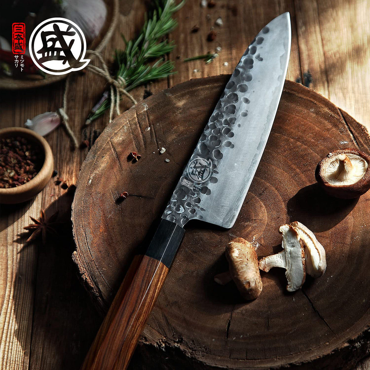 MITSUMOTO SAKARI balanced rosewood handle in use for control