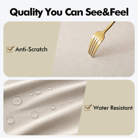 MIULEE easy to wipe clean for quick refresh between meals