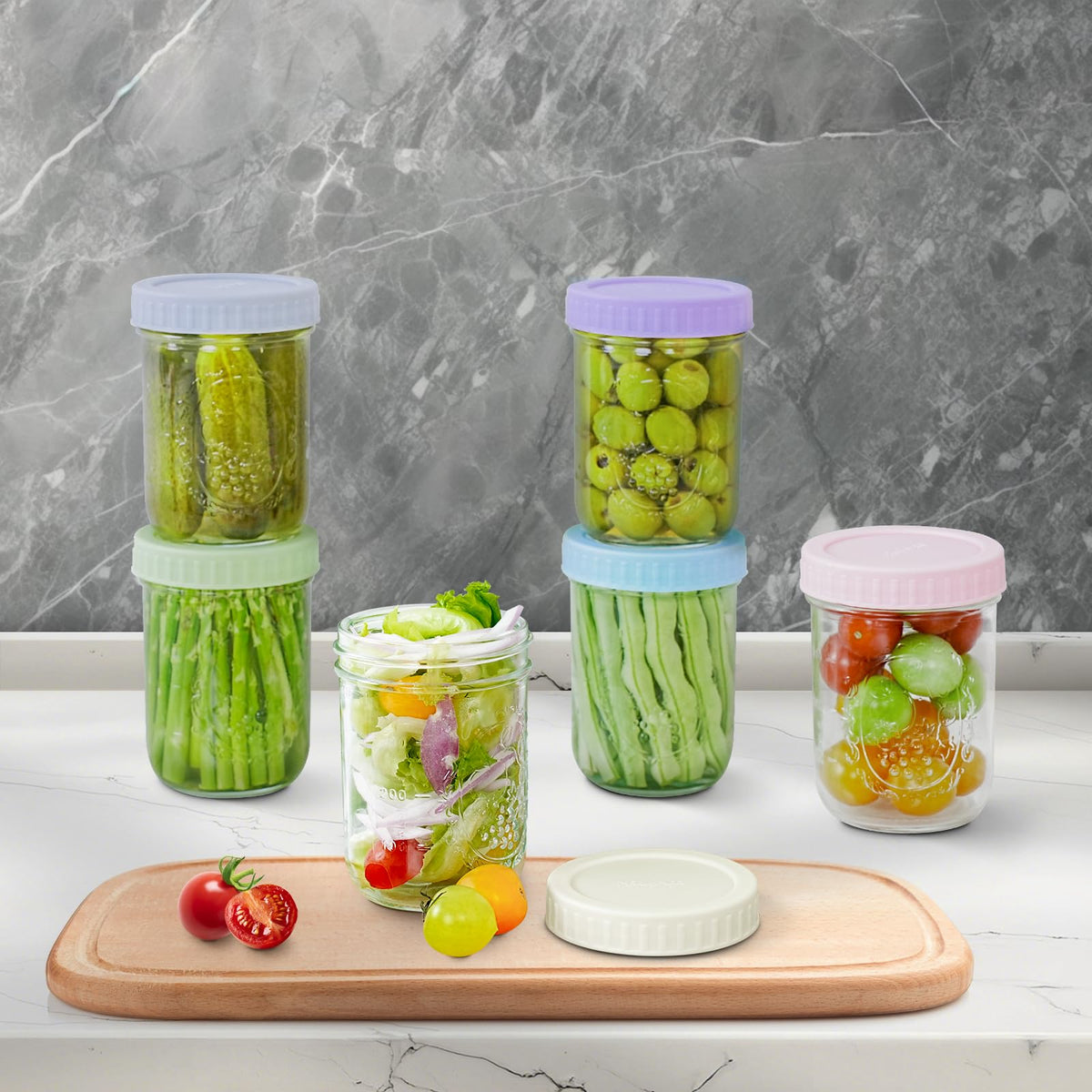 Miuyhji on-the-go snack jar for portable meals and snacks.