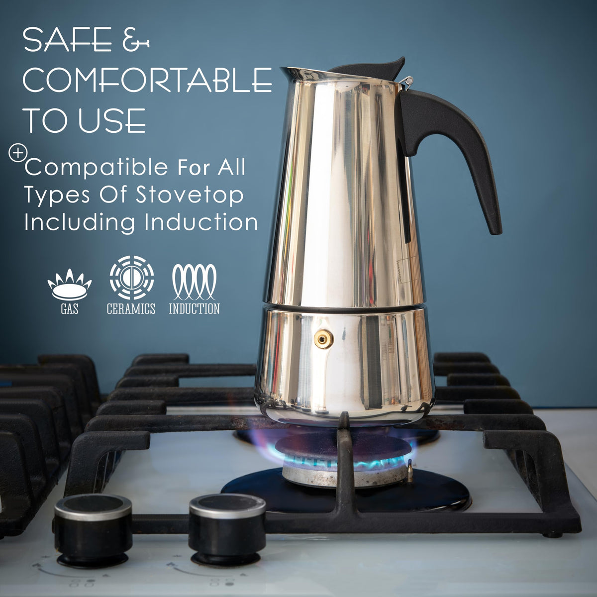 Mixpresso built-in filter saves paper and reduces waste.
