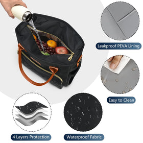 MIYCOO triple-insulated lining keeps meals fresh for hours.