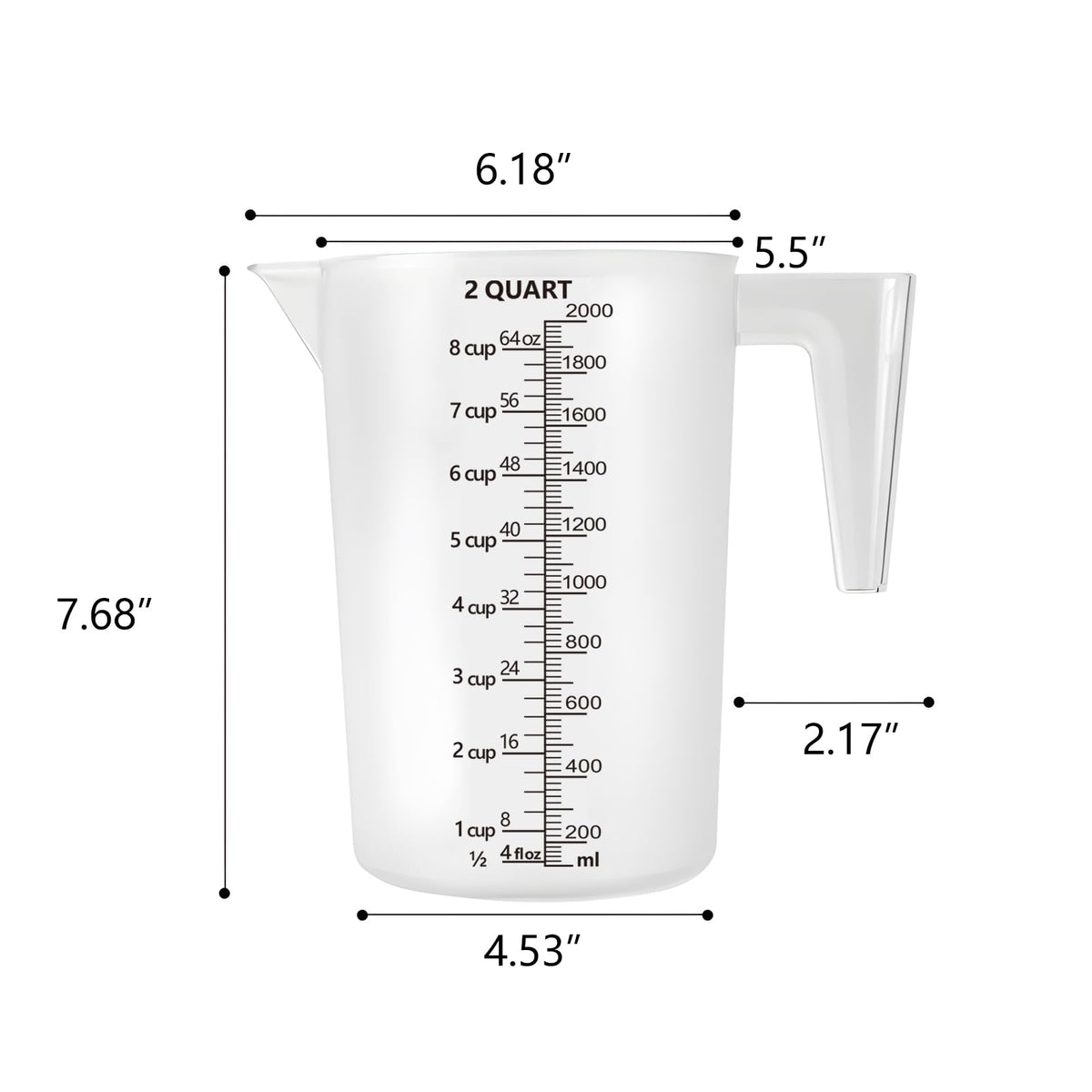 MiziDo cup shows laser-etched markings for durable oz, ml, and cup readings