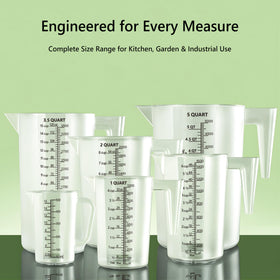 Versatile MiziDo measuring cup for kitchen, lawn care, automotive fluids, and lab tasks