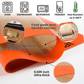 MMMAT heat-resistant mat up to 500°F for oven use and freezing applications.