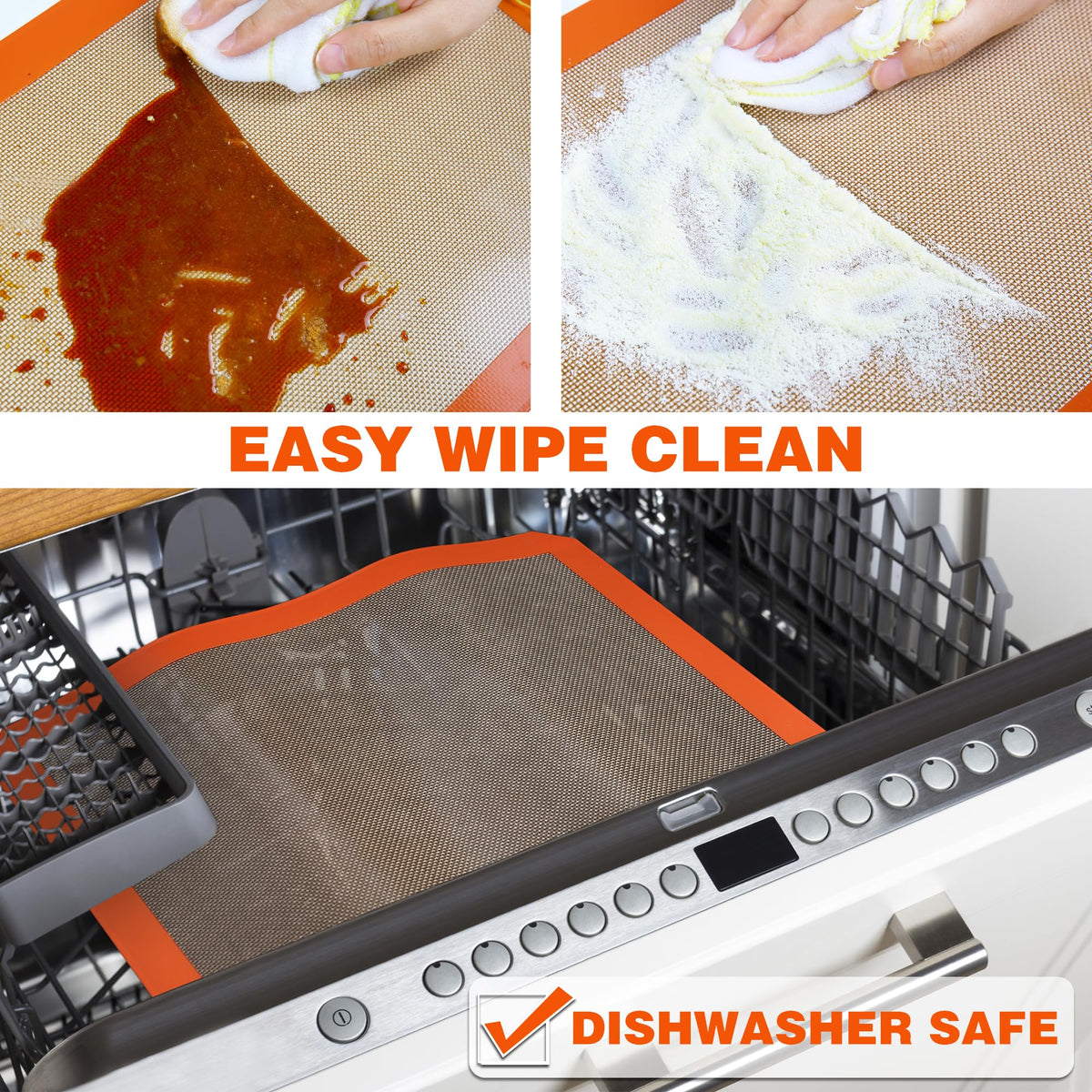 MMMmat silicone baking mat using German WACKER silicone for safety