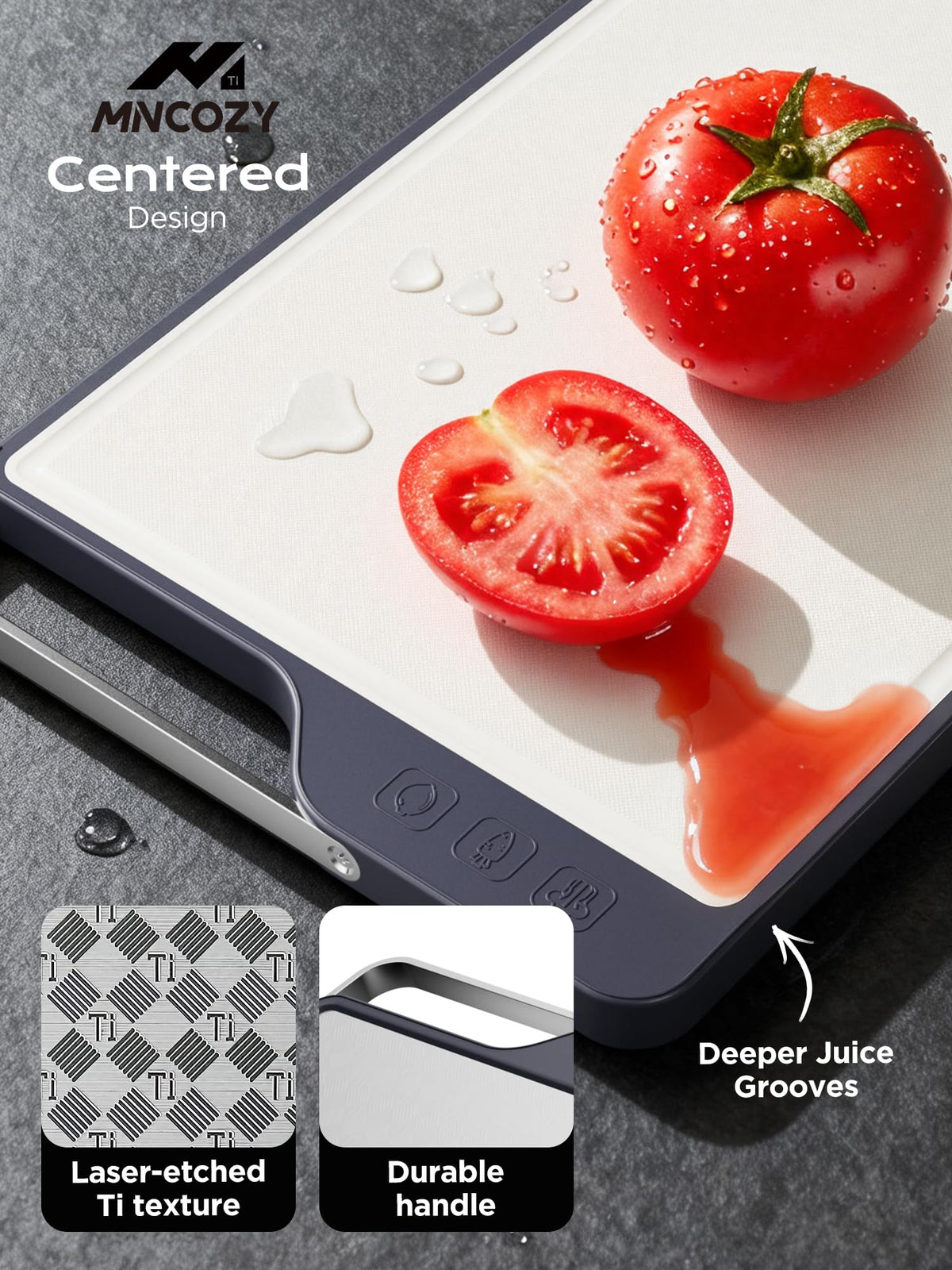 MNCOZY board passes quality checks for reliable kitchen prep.