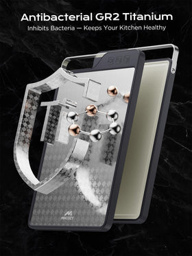 MNCOZY laser-etched TI texture boosts grip during slicing.
