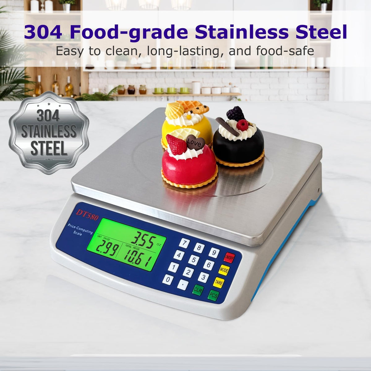 MOCCO unit-conversion feature supports g/kg/oz/lb/ml for international tasks.