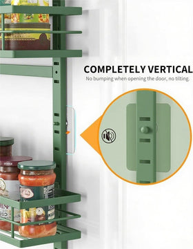 Moforoco 3 large, 3 medium, 3 small shelves for versatile storage.
