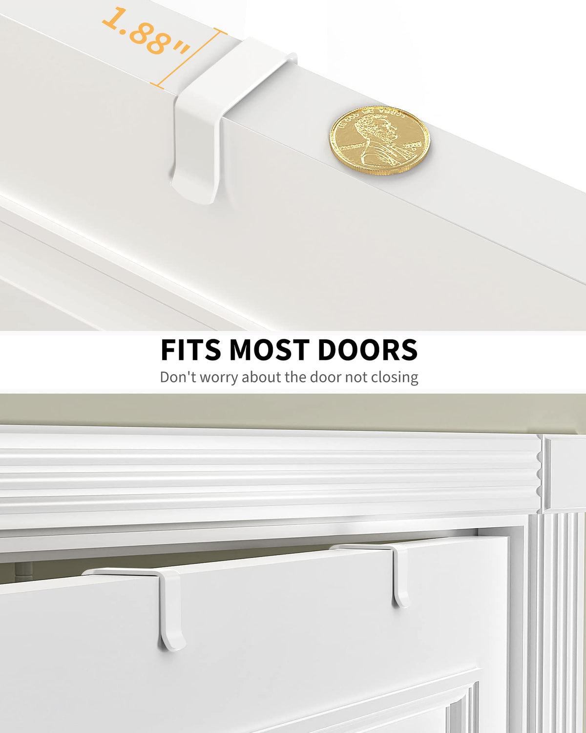 Moforoco 9-tier on-door organizer installation without tools
