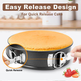 Molgree nine-inch springform pan perfect for large cheesecakes and quiches