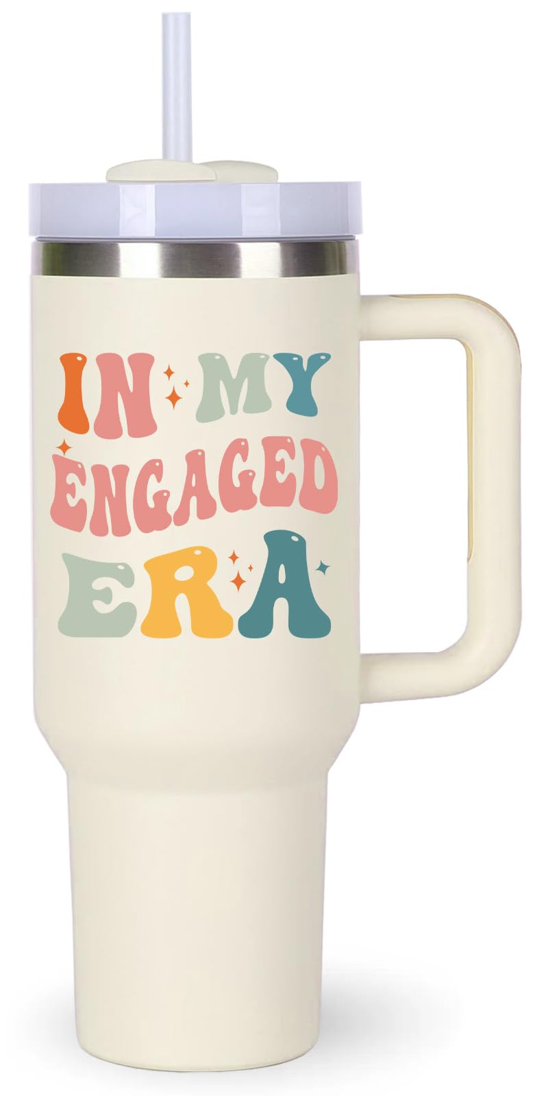 momocici engagement cup 40oz with handle, easy to carry on the go.