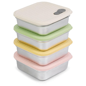 monoan 20oz sandwich container white — sturdy lunch box for daily meal prep and reuse.