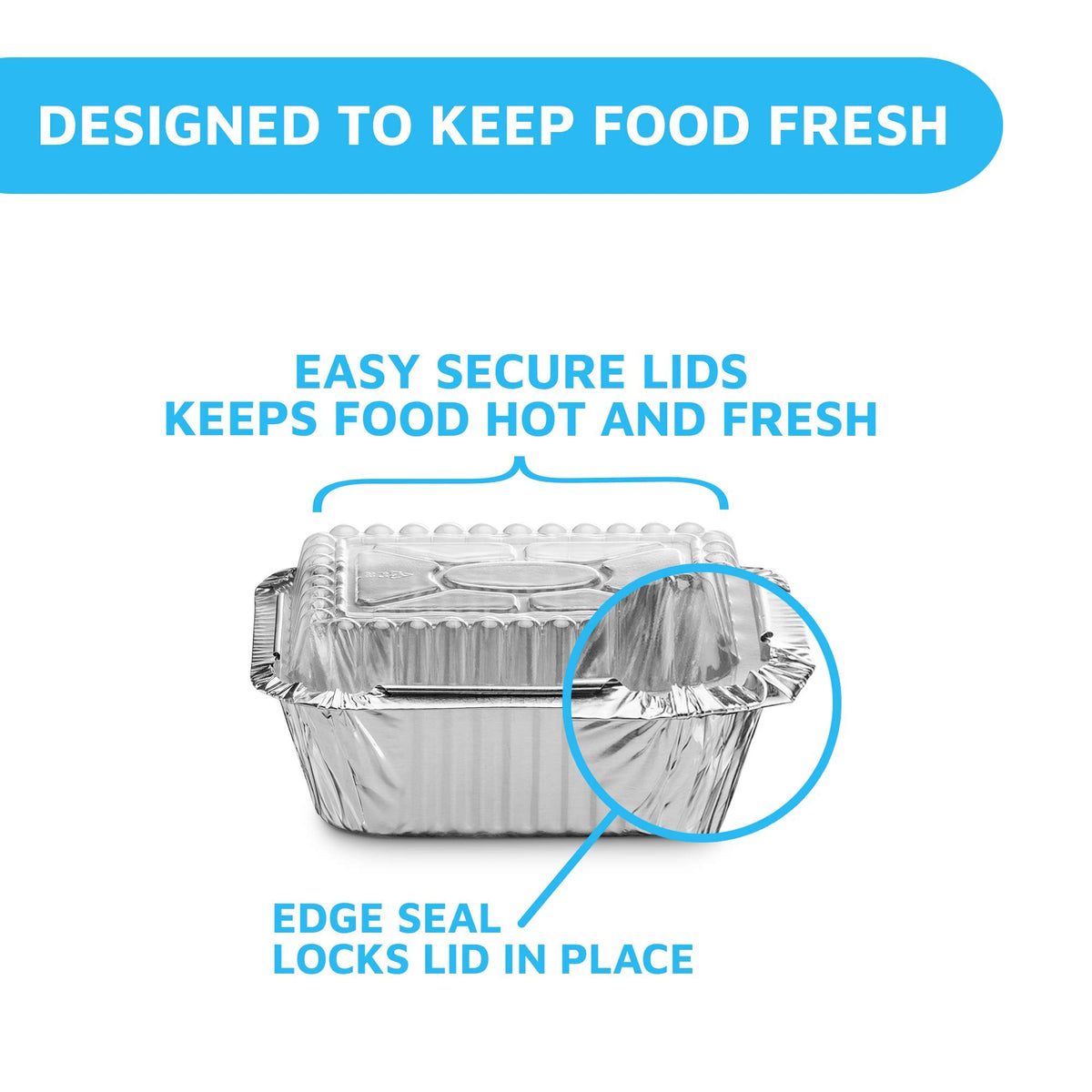 Eco-friendly, recyclable Montopack foil reduces waste while keeping meals protected.