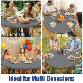 Moosfor round tablecloth ideal for indoor and outdoor dining