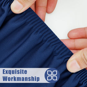 Moosfor navy tablecloth ideal for picnics and camping setups