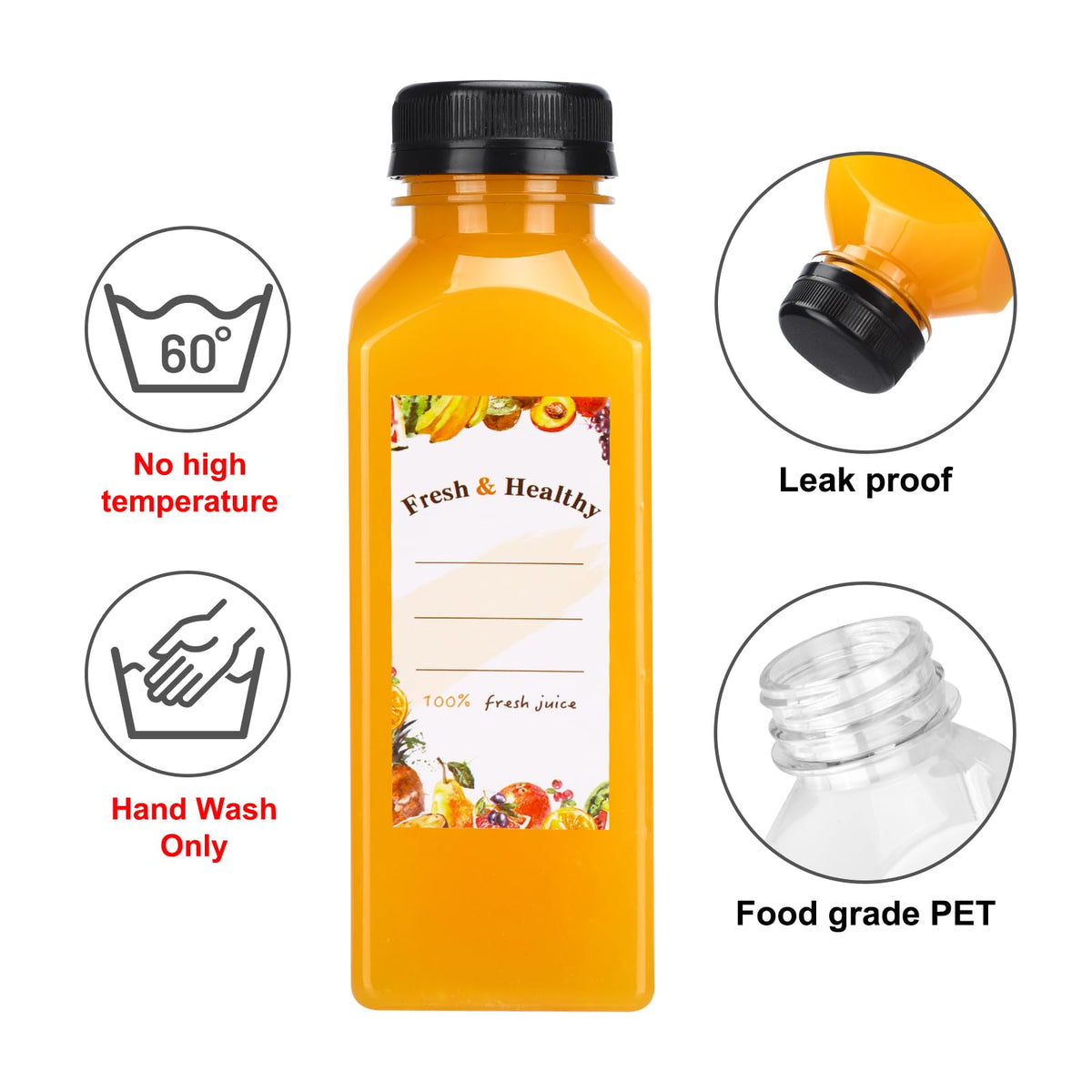Moretoes bottle cap tamper-proof enhances transport security for fresh drinks